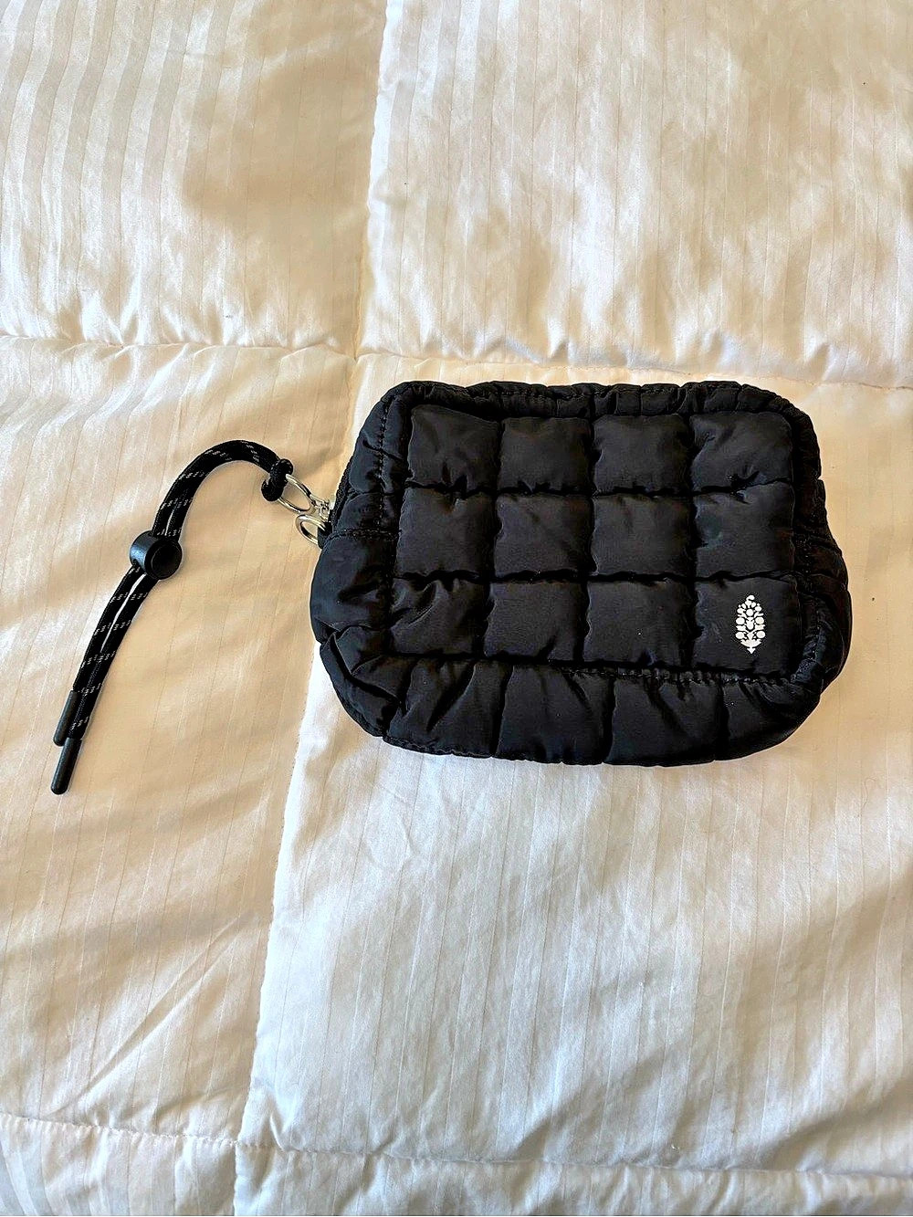 FP Movement by Free People Quilted Puffy Mini Bag Black NWOT